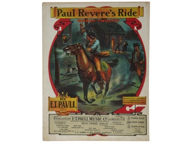 CATALOGUE OF MUSIC COMPOSITIONS SHEET BY E T PAUL