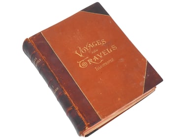 ANTIQUE AMERICAN VOYAGES AND TRAVELS VOLUME I BOOK
