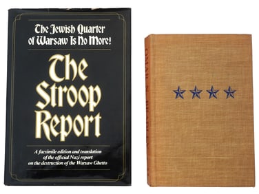 VINTAGE HISTORICAL BOOKS ABOUT HOLOCAUST AND WWII