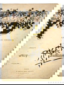 ANTIQUE FRENCH ART ALBUM BY ALBERT GUILLAUME