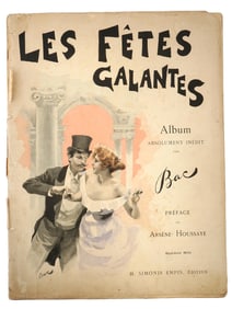 ANTIQUE FRENCH ART ALBUM BY FERDINAND BAC