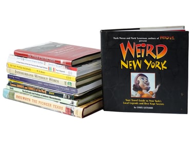 LOT OF AMERICAN BRITISH RAILWAY TRANSPORT BOOKS