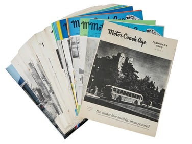 COLLECTION OF MOTOR COACH AGE MAGAZINES ISSUES