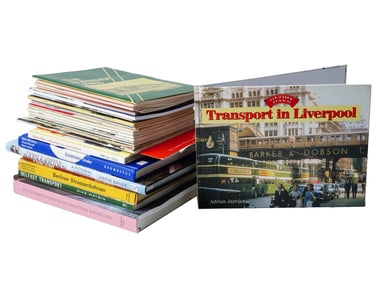 LOT OF BRITISH RAILWAY TROLLEY TRANSPORT BOOKS