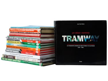 LOT AMERICAN ENGLISH RAILWAY TROLLEY BOOKS MAGAZINES