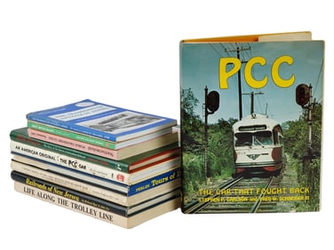 LOT AMERICAN BRITISH RAILWAY TROLLEY BOOKS MAGAZINES