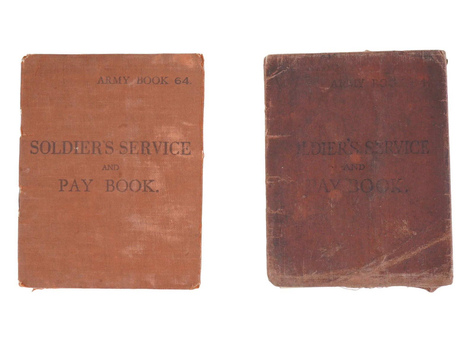 WWII BRITISH ARMY SOLDIERS SERVICE AND PAY BOOKS (1 of 3)
