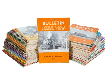 VINTAGE AMERICAN NATIONAL RAILWAY BULLETIN ISSUES