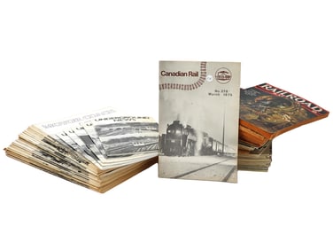 LARGE COLLECTION OF AMERICAN RAILROAD MAGAZINES