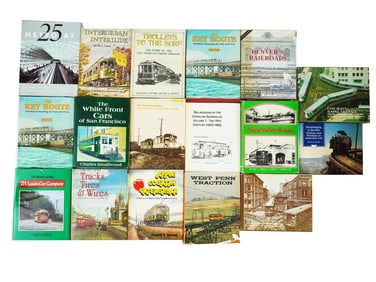 COLLECTION OF AMERICAN RAILROAD TRANSPORT BOOKS
