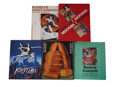 VINTAGE RUSSIAN AVANTGARDE ART BOOKS AND CATALOGS