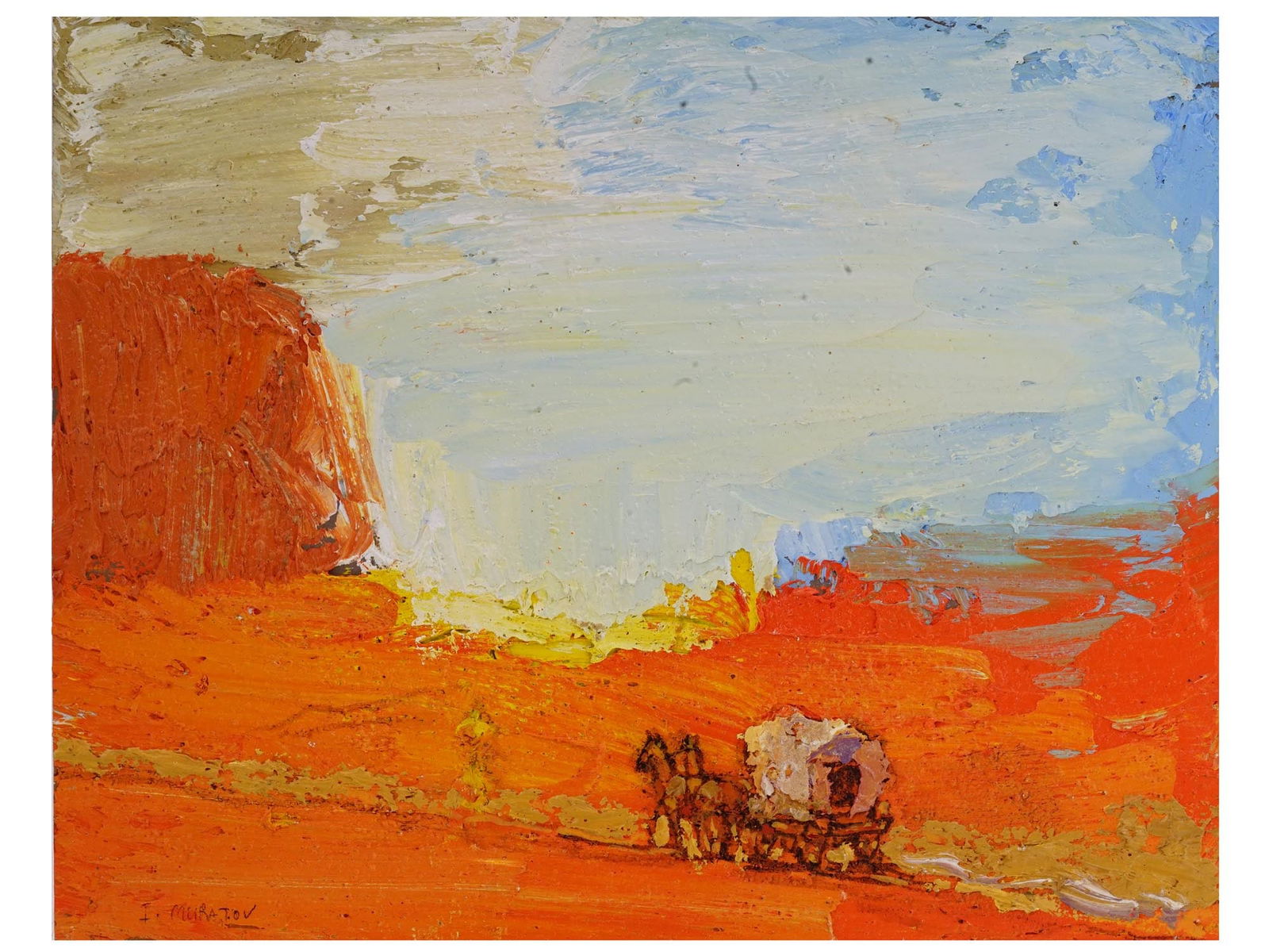 ORIGINAL RUSSIAN OIL PAINTING BY ILIAS MOURATOV (1 of 11)