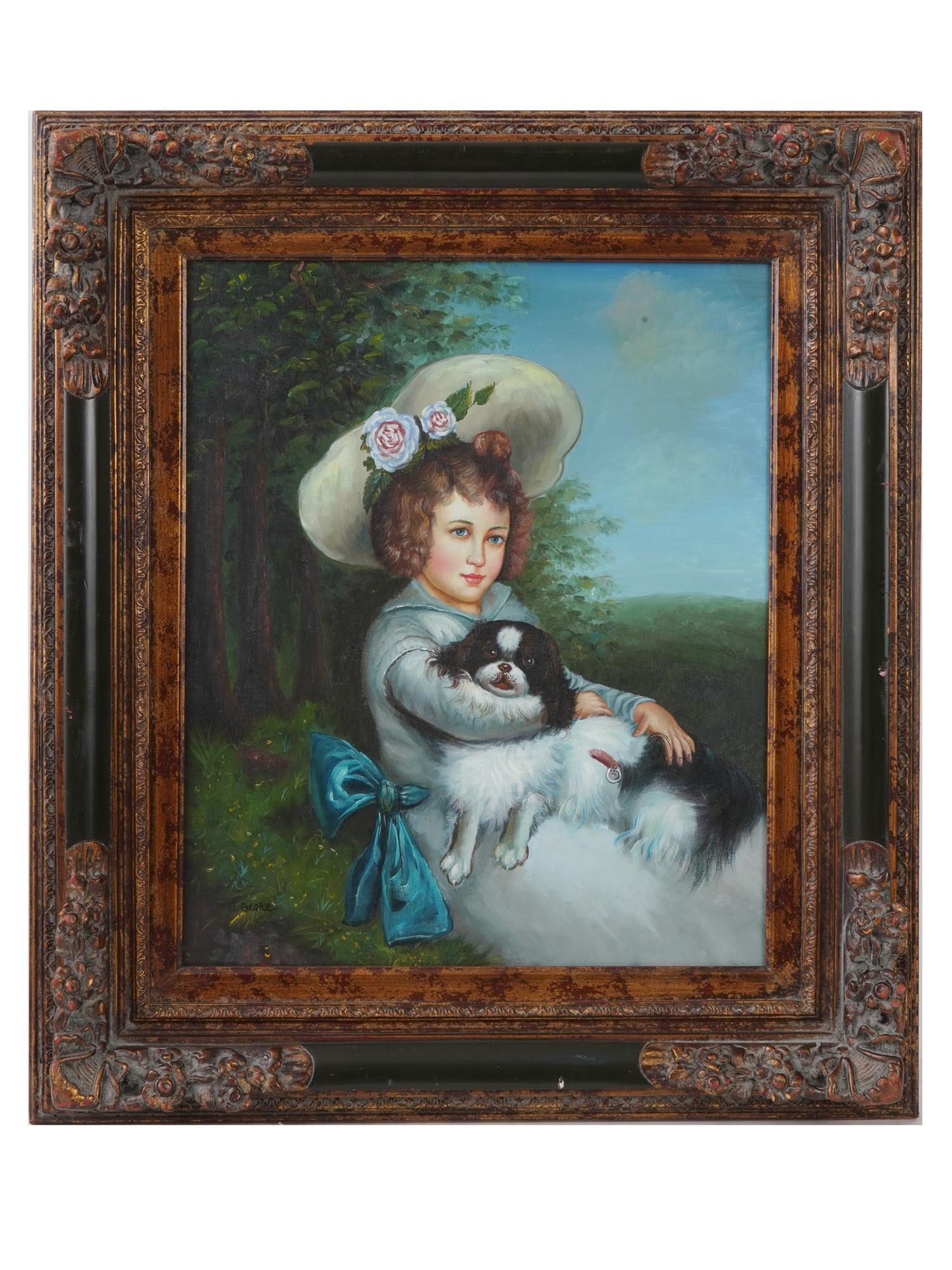 AFTER HARRY HUMPHREY MOORE PORTRAIT OIL PAINTING (1 of 5)