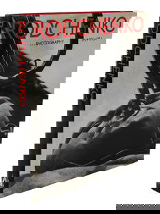 1996 ALEXANDER RODCHENKO PHOTOGRAPHY BOOK: Alexander Rodchenko, Photography 1924-1954 by Alexander Lavrentiev. Published by Knickerbocker Press, 1996. Hardcover in original dust jacket. In English, German, and French. Alexander Rodchenko, 1891