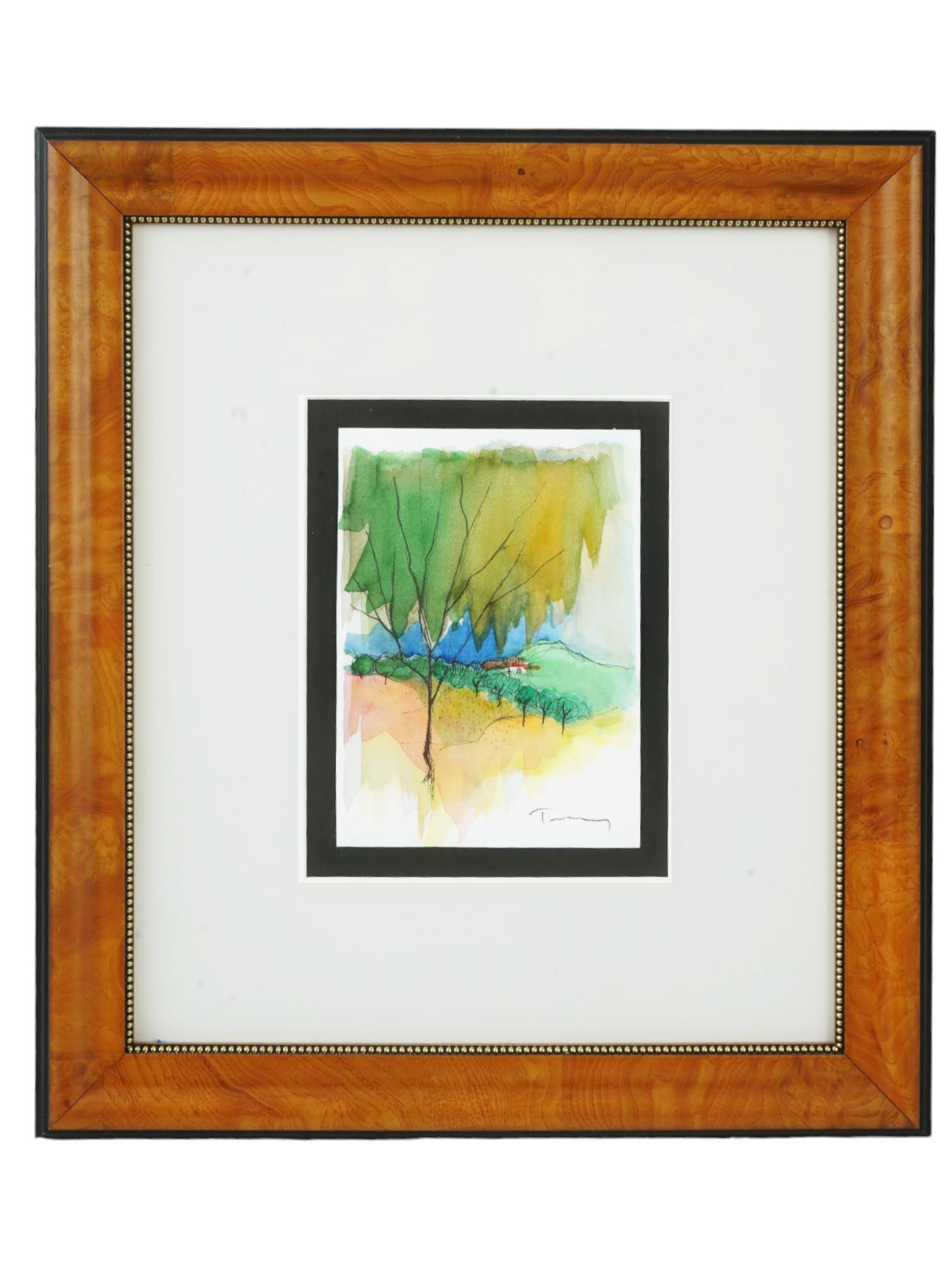 LANDSCAPE WATERCOLOR PAINTING BY ITZCHAK TARKAY (1 of 4)