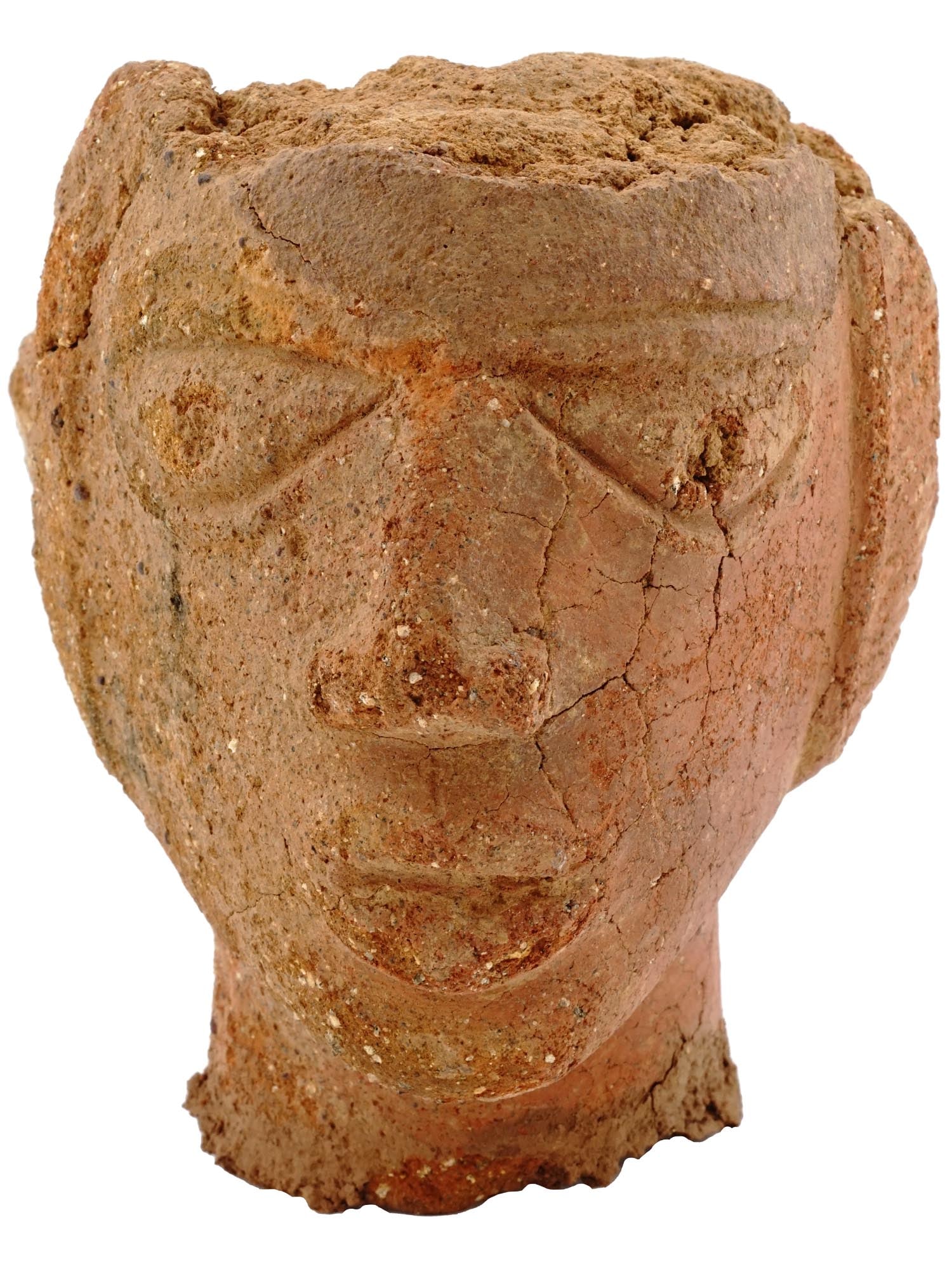 AFRICA NIGERIA NOK CULTURE TERRACOTA HEAD ART (1 of 6)