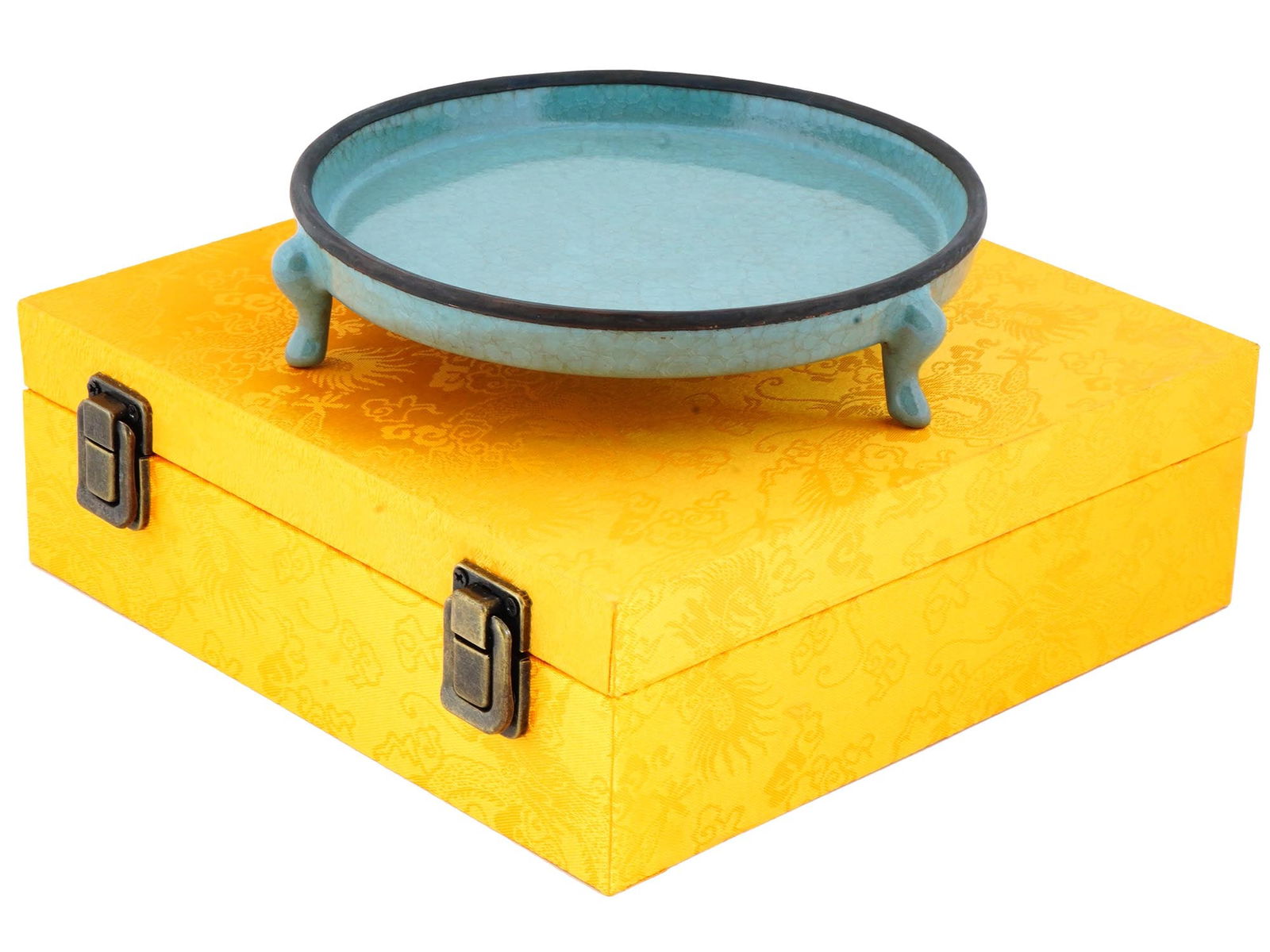 ANTIQUE SONG RARE CHINESE PORCELAIN SERVING TRAY (1 of 9)