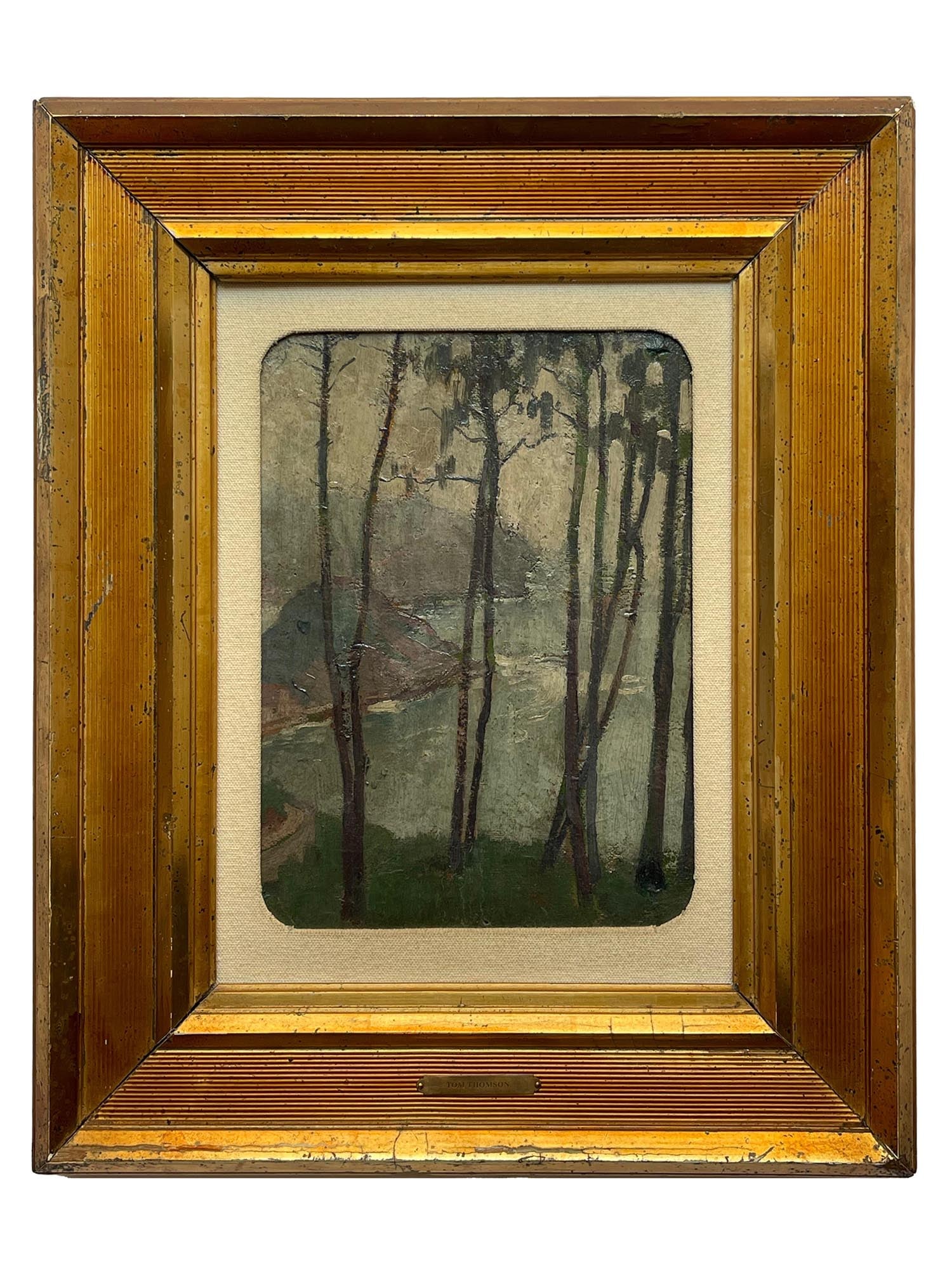 ANTIQUE CANADIAN OIL PAINTING BY TOM THOMSON (1 of 4)