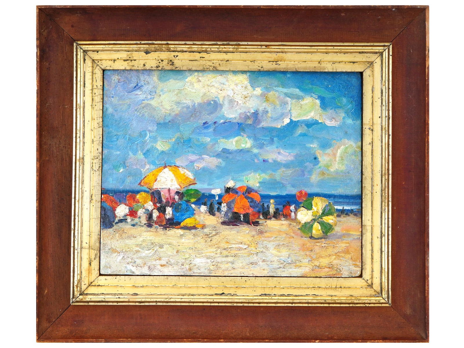 AFTER EDWARD POTTHAST AMERICAN SEASCAPE PAINTING (1 of 3)