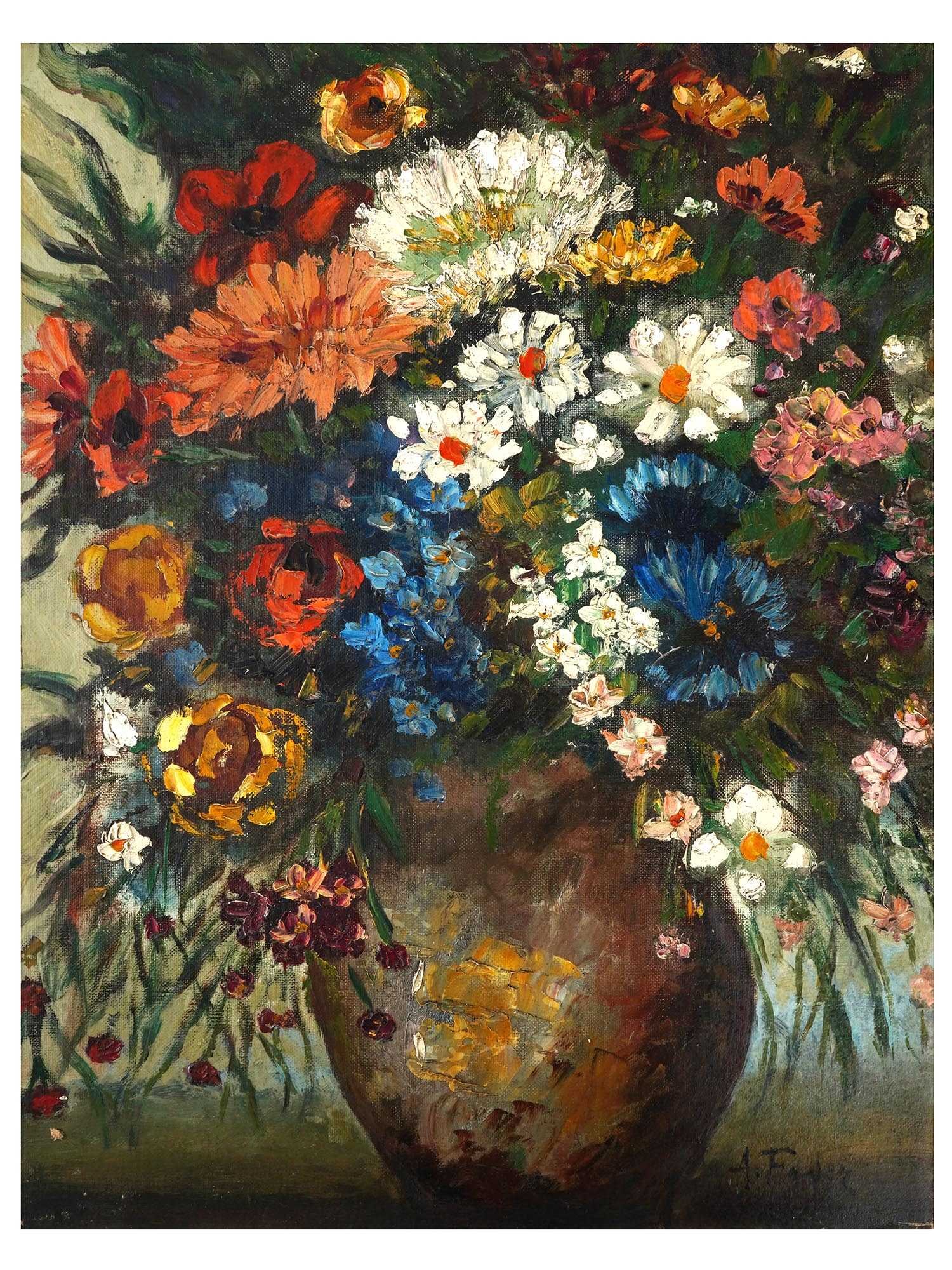 JUDAICA UKRAINIAN OIL PAINTING BY ADOLPHE FEDER (1 of 5)