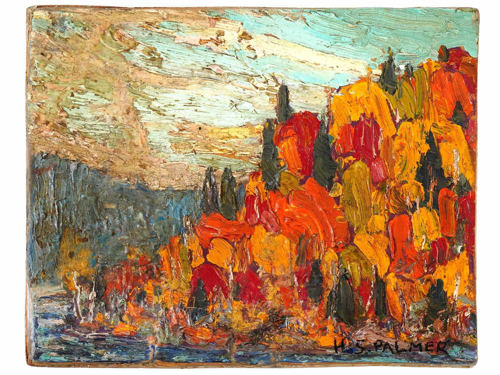 HERBERT SIDNEY PALMER CANADIAN LANDSCAPE OIL PAINTING (1 of 5)