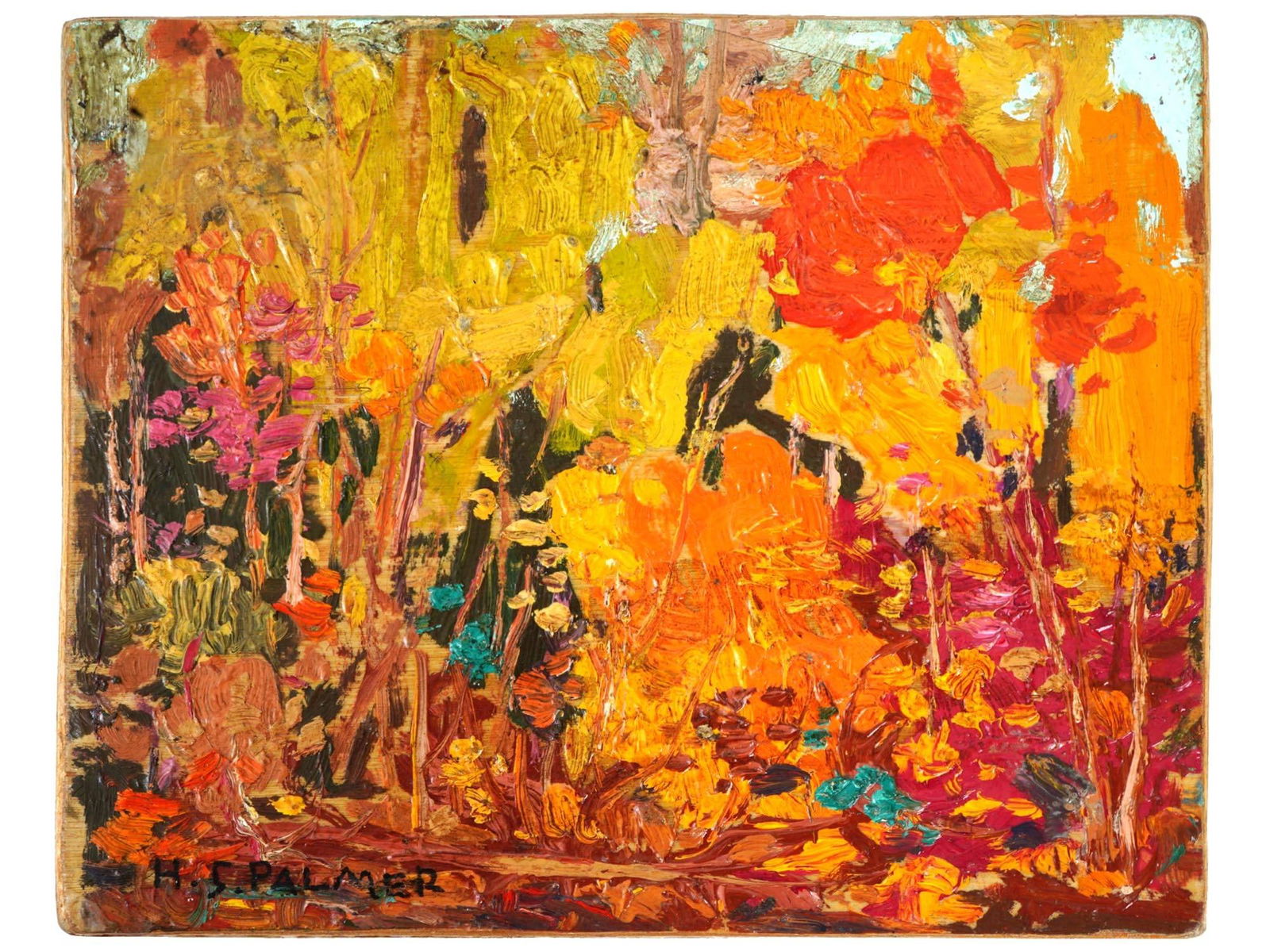 HERBERT SIDNEY PALMER CANADIAN LANDSCAPE OIL PAINTING (1 of 5)