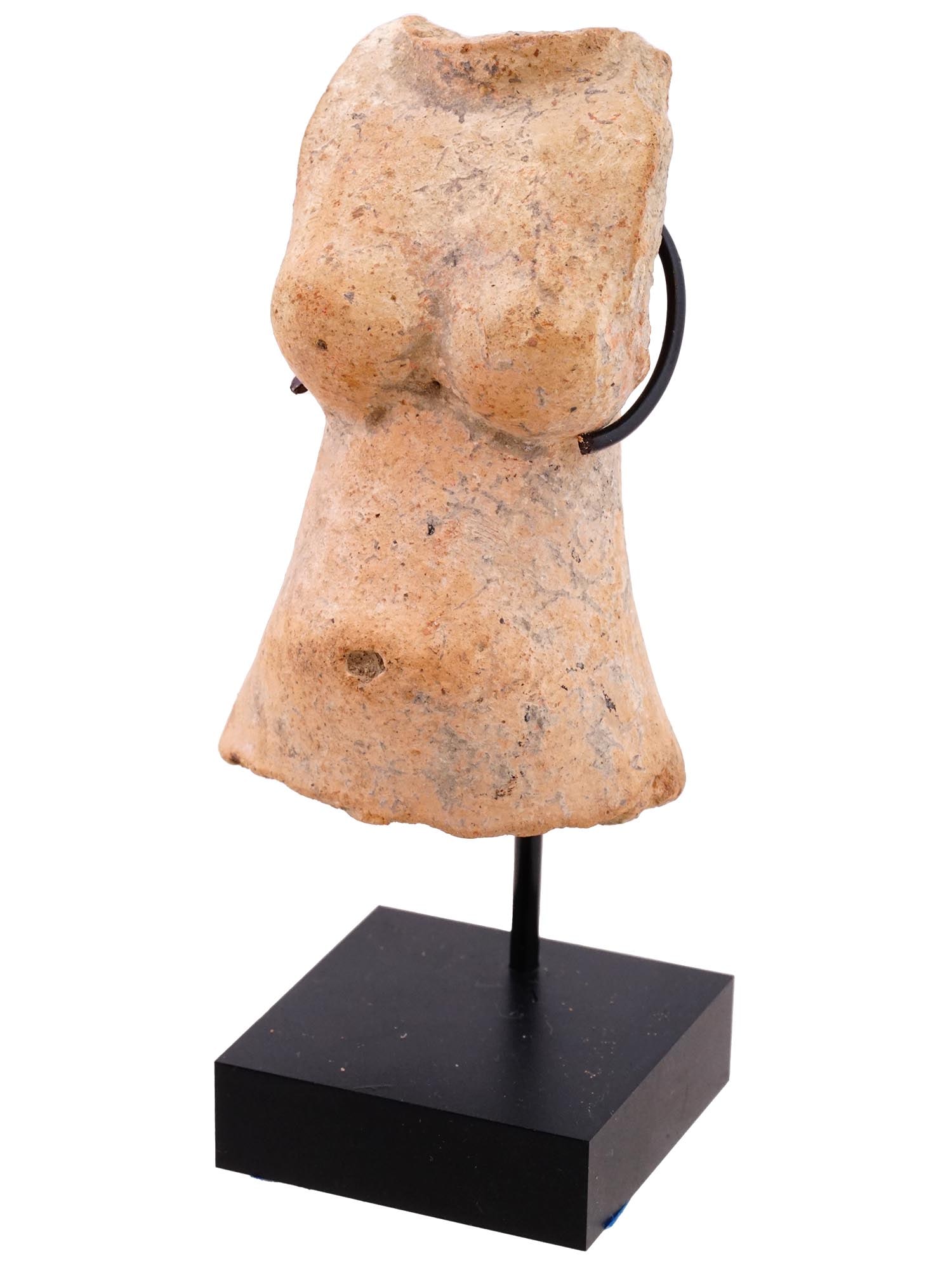 ANCIENT ROMAN NUDE BUST OF VENUS GODDESS SCULPTURE: An ancient Roman nude bust of a Venus Goddess sculpture, circa 1st C BC to 1st C AD. Made of stone, hand carved sculpture has an elegant shape. Mounted on a stand. Venus in Roman mythology is the godd