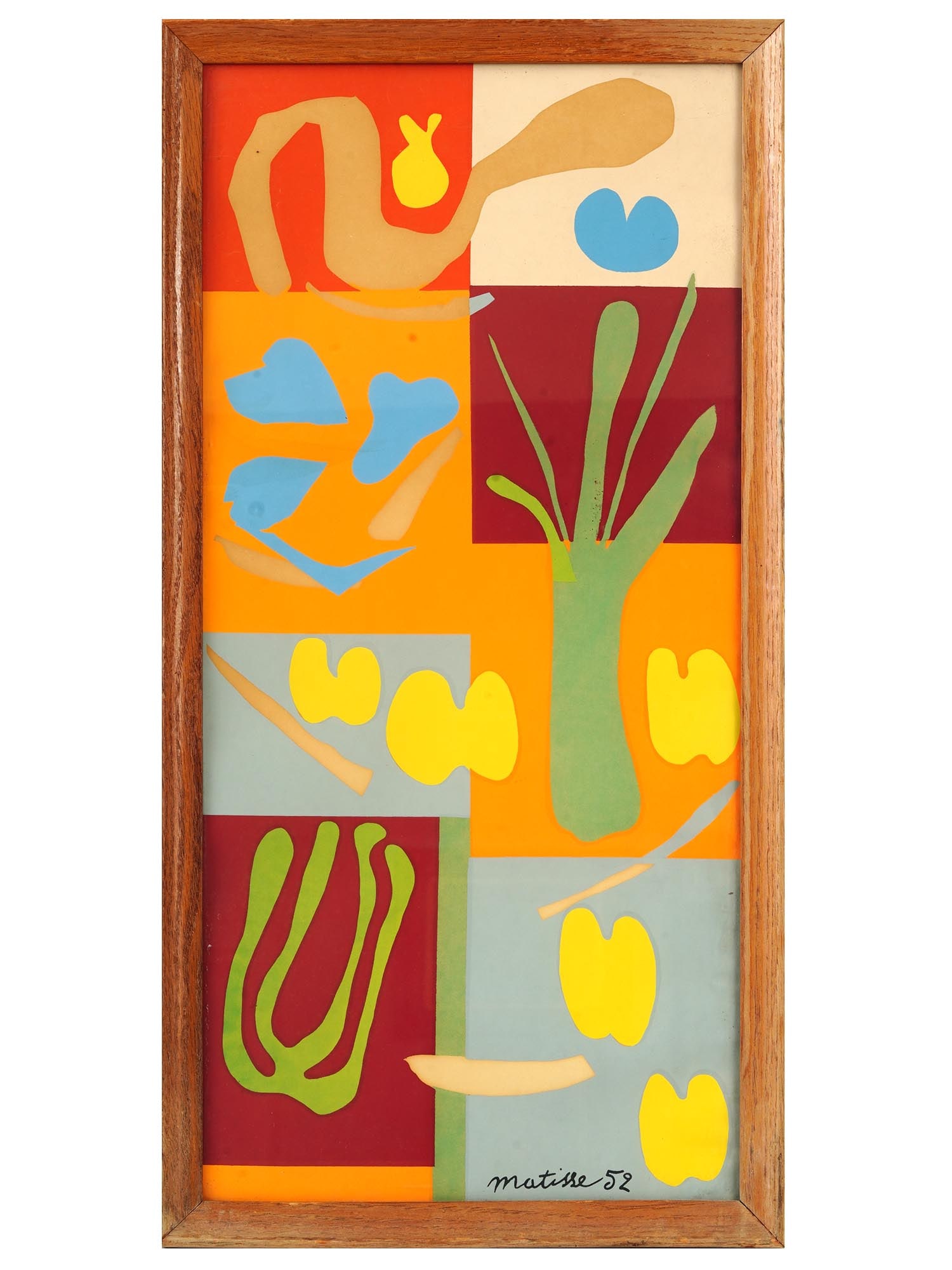 HENRI MATISSE FRENCH COLOR LITHOGRAPH VEGETAUX (1 of 4)