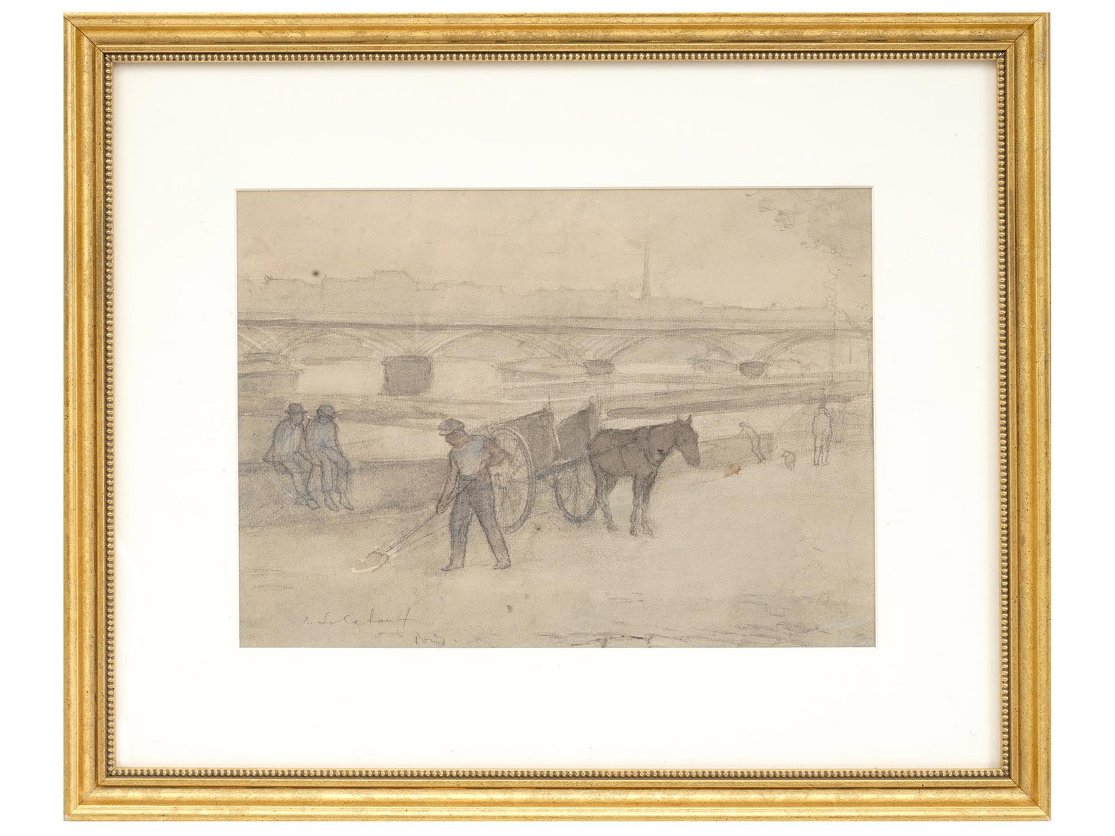 RUSSIAN WATERCOLOR PAINTING BY BORIS SOLOTAREFF (1 of 4)