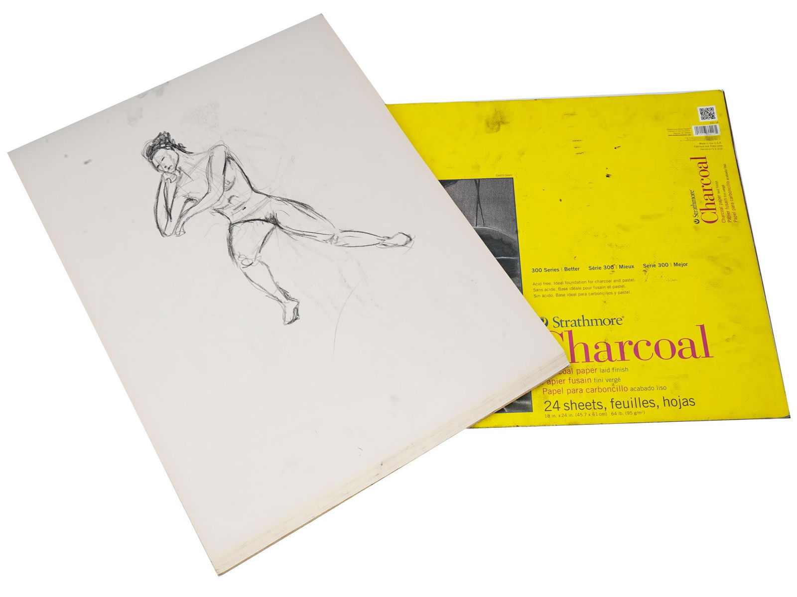 VINTAGE SET OF TWO SKETCHBOOKS FILLED W SKETCHES (1 of 9)