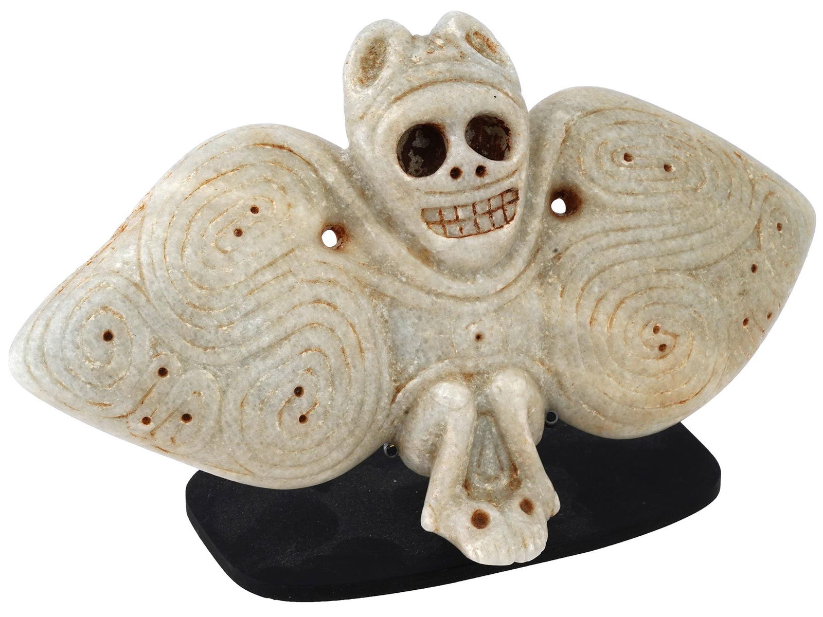 ANCIENT TAINO ARAWAK BATMAN STONE MEDALLION (1 of 7)