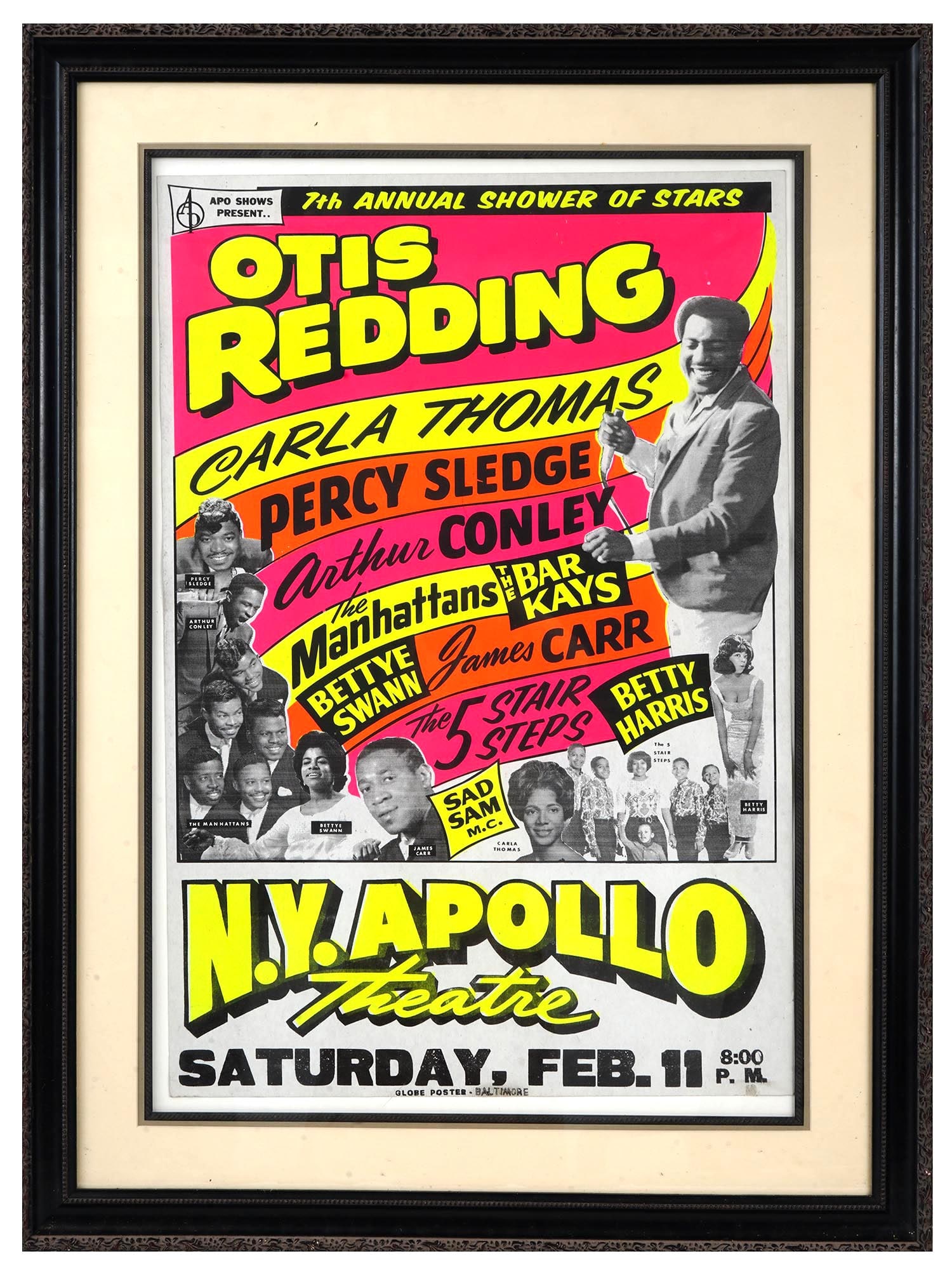 1967 APOLLO THEATRE OTIS REDDING CONCERT POSTER (1 of 4)