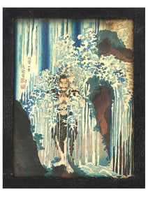 JAPANESE WOOD BLOCK PRINT BY HOKUSAI KATSUSHIKA