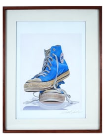 AMERICAN SNEAKERS COLOR LITHOGRAPH BY SCOTT JACOBS