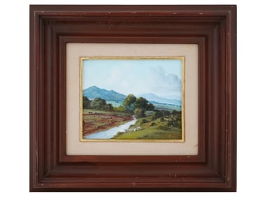 MEXICAN LANDSCAPE PAINTING BY MARCO ANTONIO ZEPEDA