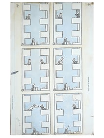 ORIGINAL PLAYBOY MAGAZINE CARTOON BY CLAUDE SMITH