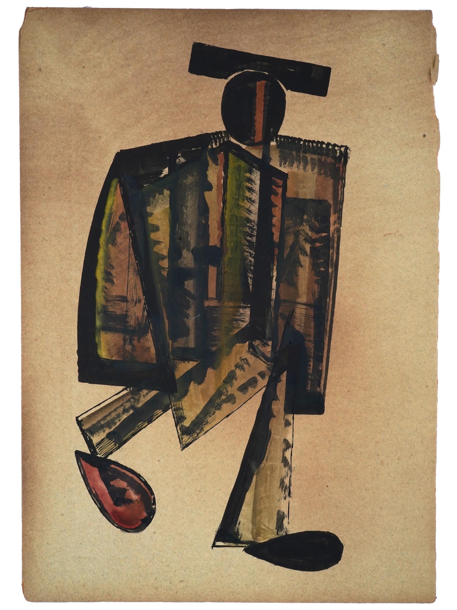 ATTR ALEKSEI MORGUNOV RUSSIAN AVANT GARDE PAINTING (1 of 4)