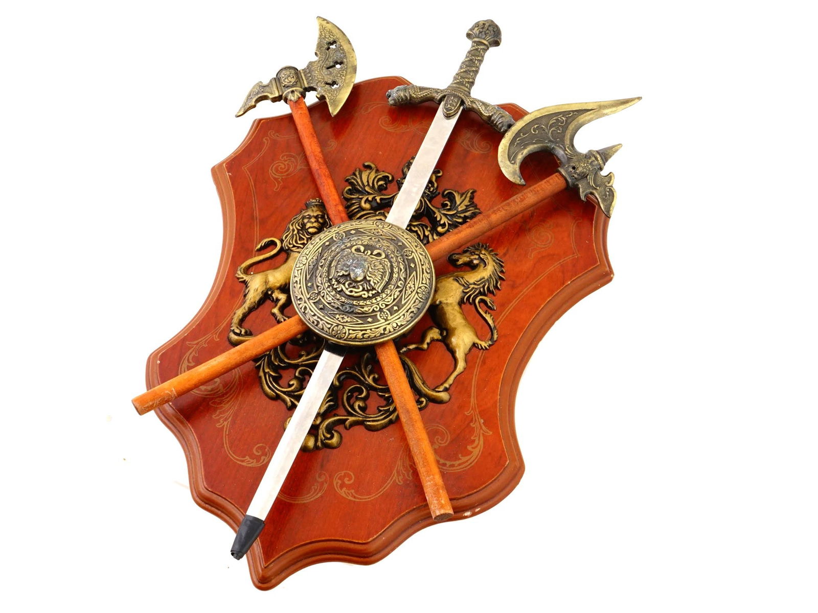 SHIELD AND SWORD DECORATIVE SOUVENIR WALL DECOR (1 of 8)