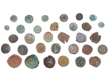 COLLECTION OF ANCIENT GREEK ROMAN AND BYZANTINE COINS