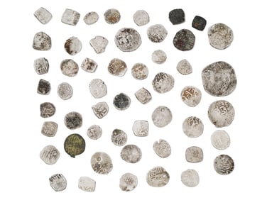 COLLECTION OF ANCIENT ISLAMIC SILVER COINS