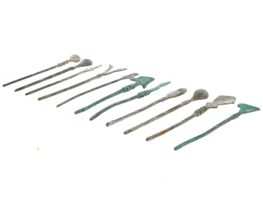 ANCIENT ROMAN BYZANTINE PERIOD BRONZE MEDICAL TOOLS
