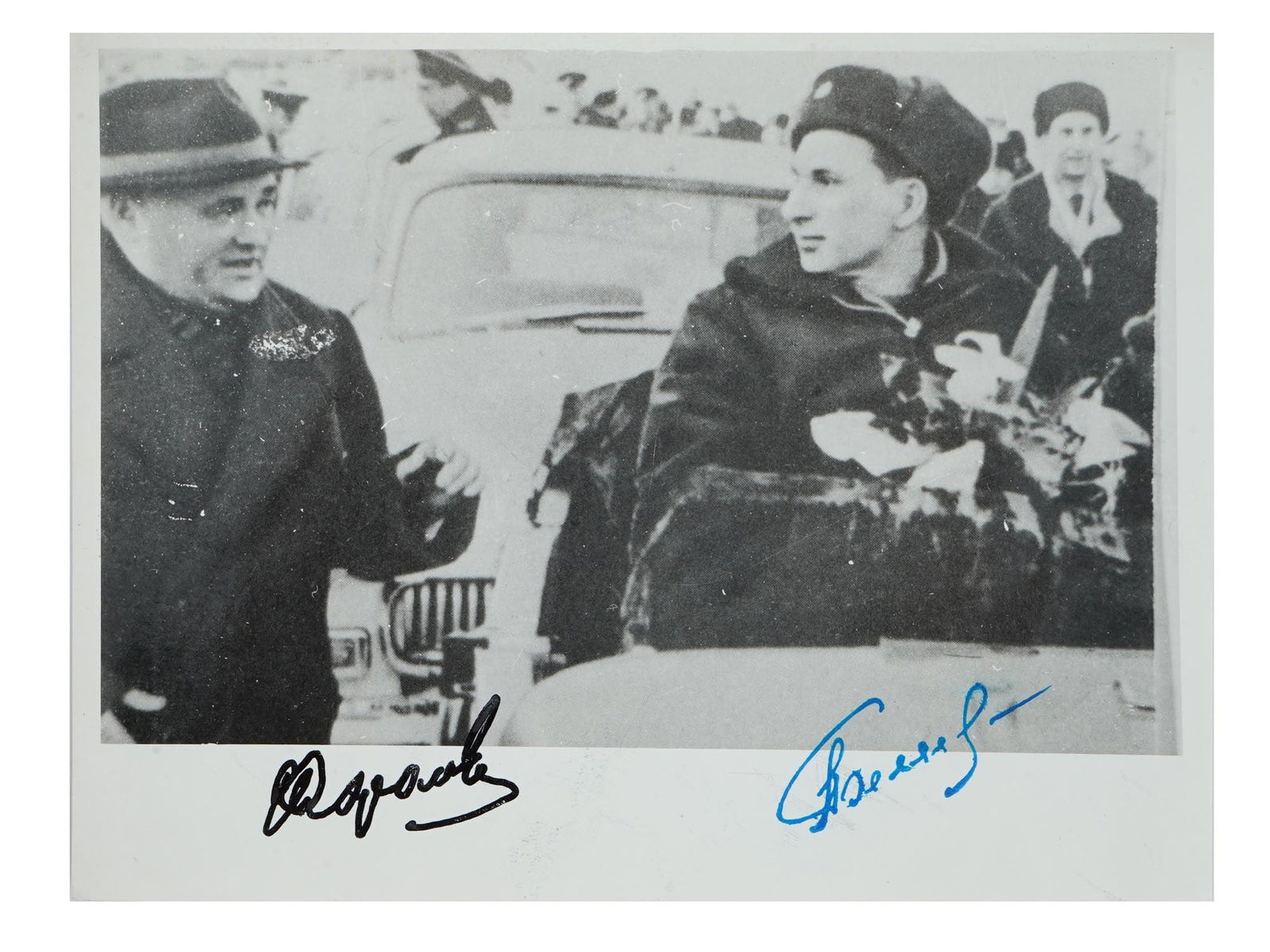 RUSSIAN SOVIET PHOTO KOROLEV AND BELYAYEV AUTOGRAPHED (1 of 4)