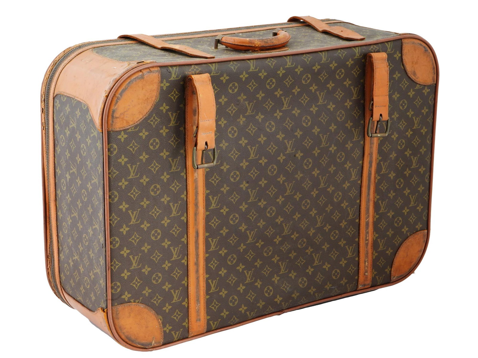 VINTAGE FRENCH LOUIS VUITTON SUITCASE STRATOS 70 (1 of 6)
