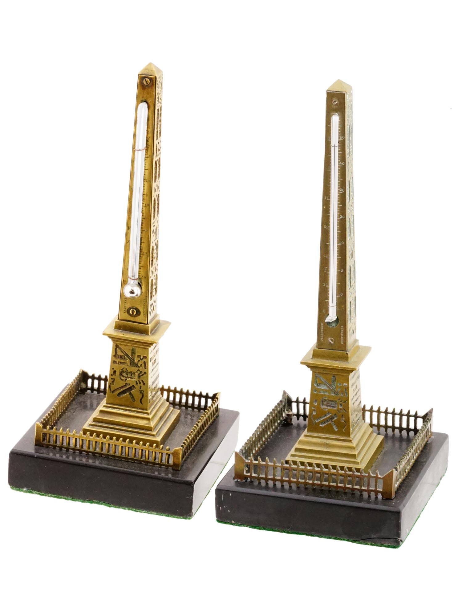 ANTIQUE FRENCH GRAND TOUR OBELYSK THERMOMETERS (1 of 11)