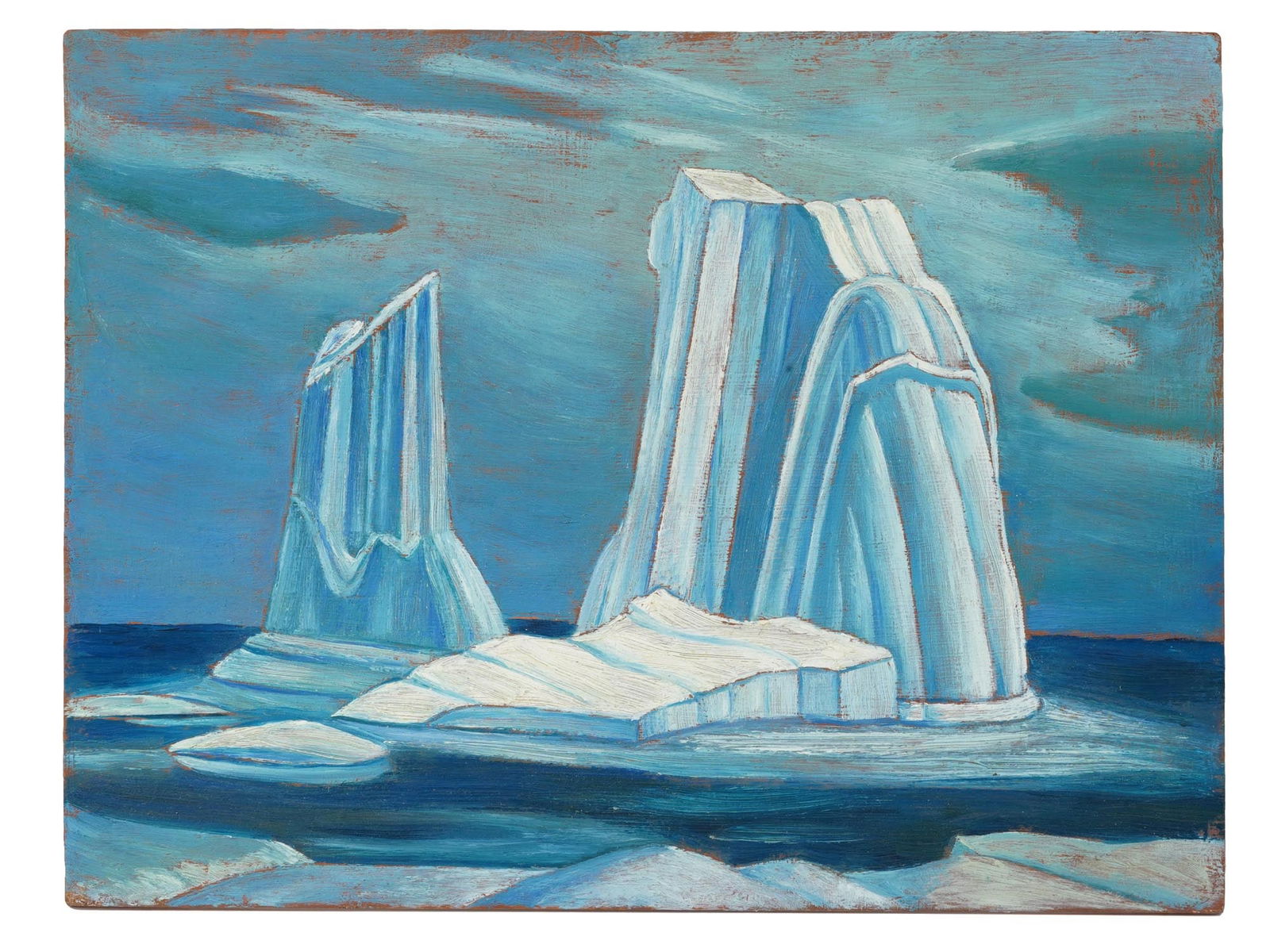 LAWREN STEWART HARRIS CANADIAN ICEBERG OIL PAINTING (1 of 6)