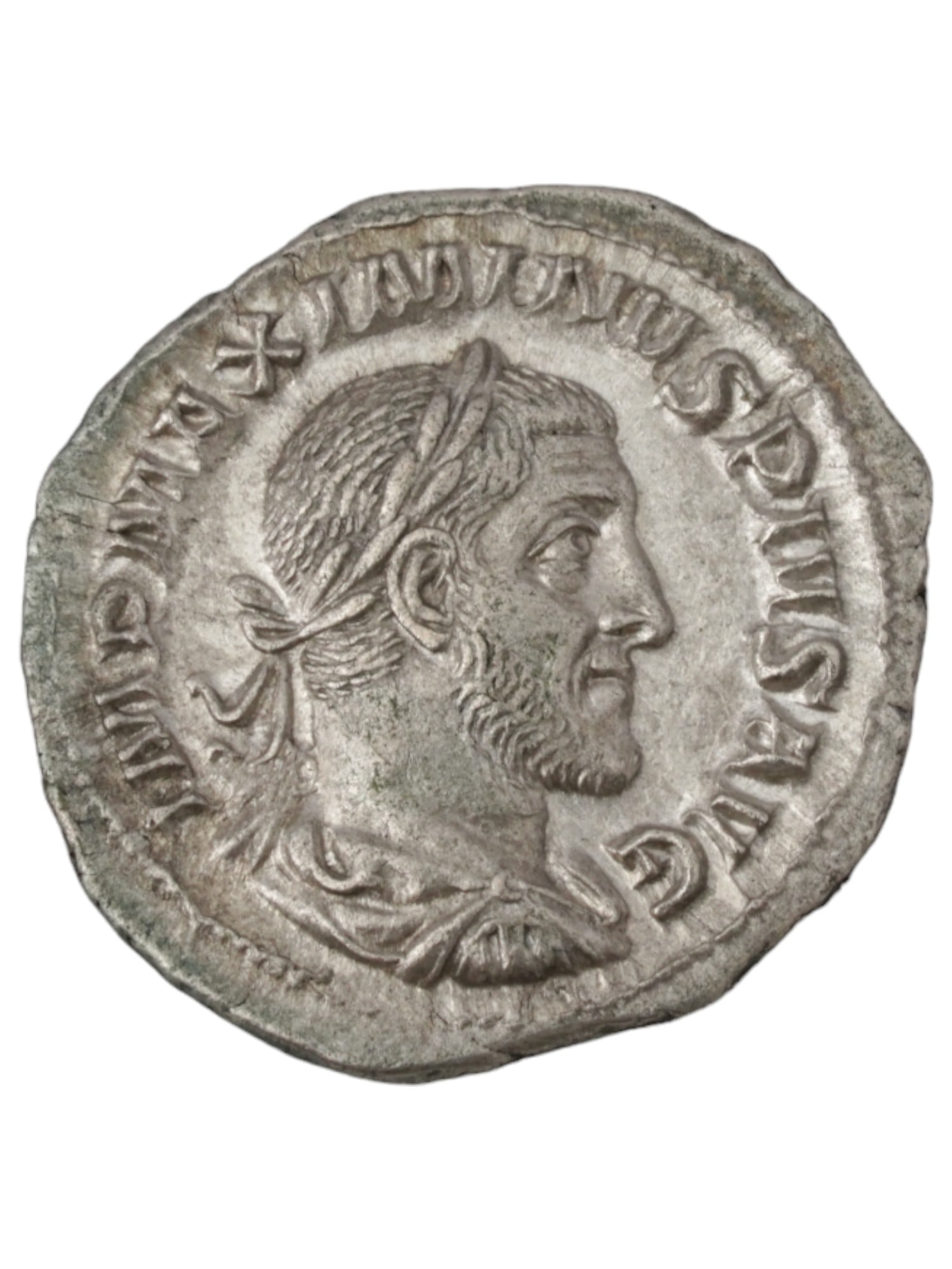 ANCIENT ROMAN EMPIRE SILVER COIN THRAX CA 235 AD (1 of 4)