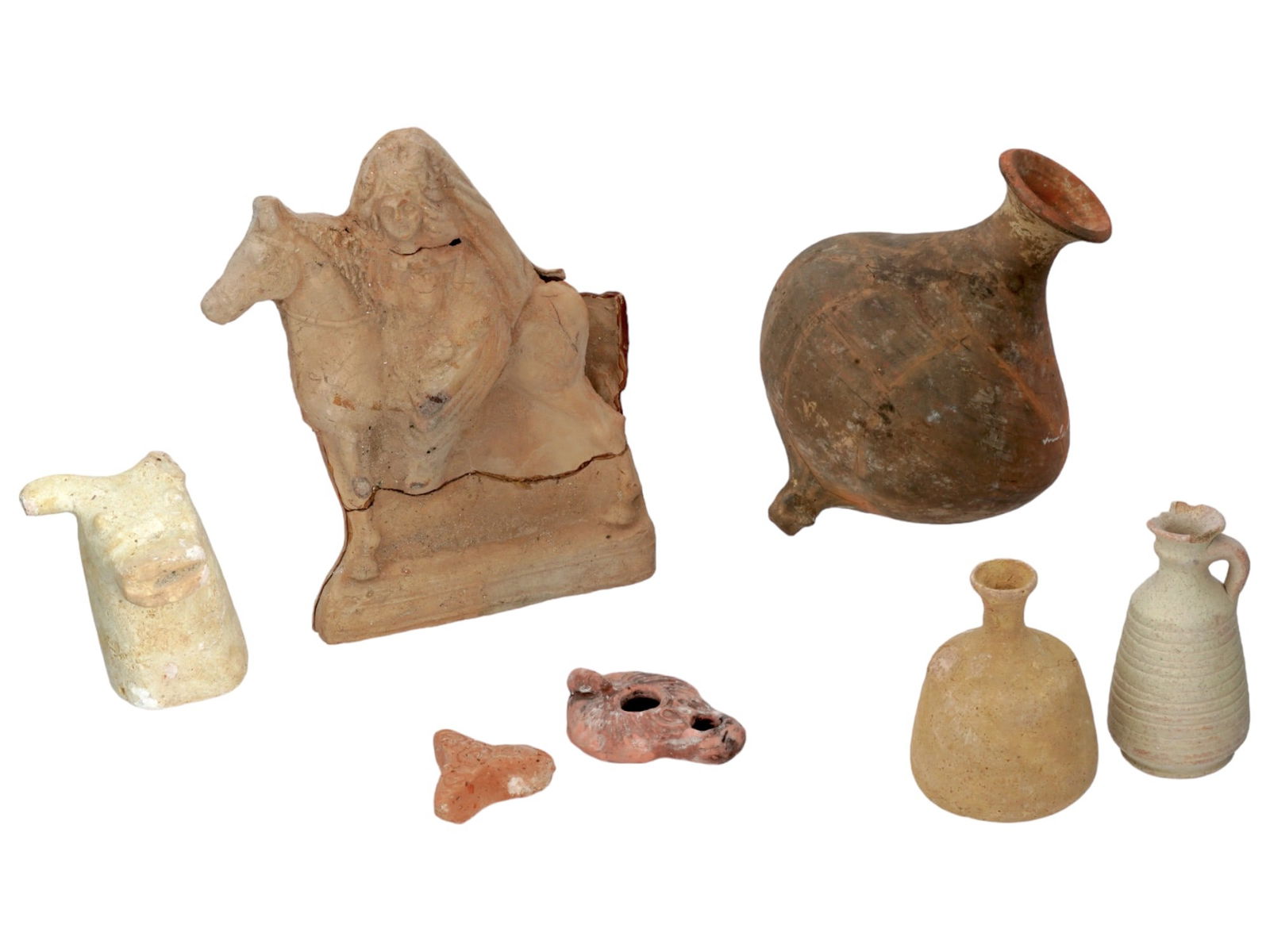 ANCIENT ROMAN EMPIRE MARBLE AND TERRACOTTA ARTIFACTS (1 of 11)