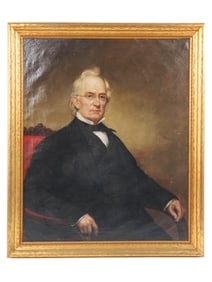 ANTIQUE PORTRAIT PAINTING OF A NOBLE MAN