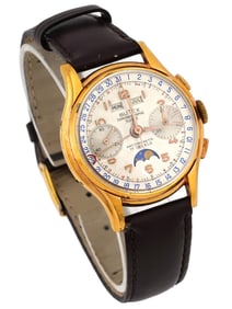 1950S BUTEX MOONPHASE CHRONOGRAPH WRISTWATCH