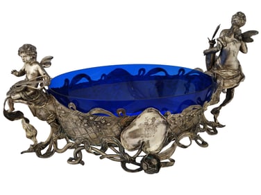ANTIQUE RUSSIAN SILVER CENTERPIECE BY OVCHINNIKOV